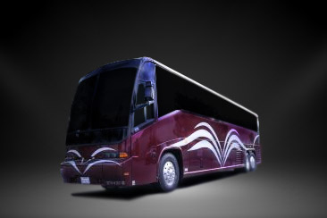 la 46 Passenger Party Bus Limo Rental